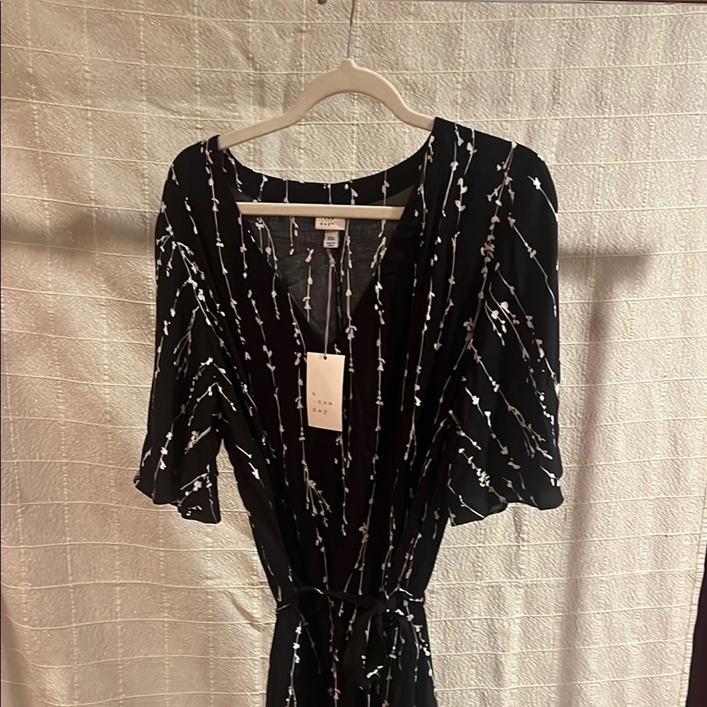 a new day Black and White Dress
